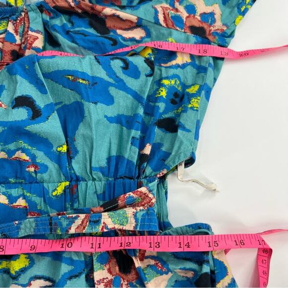 Cleobella Misha maxi dress puff sleeve calypso sz M - Picture 8 of 10